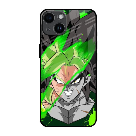 Anime Green Splash iPhone 14 Glass Back Cover Online