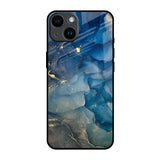 Blue Cool Marble iPhone 14 Glass Back Cover Online