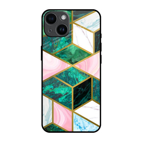 Seamless Green Marble iPhone 14 Glass Back Cover Online