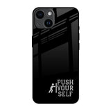 Push Your Self iPhone 14 Glass Back Cover Online