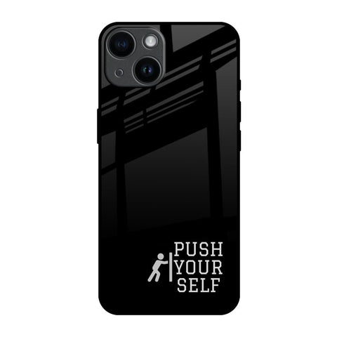 Push Your Self iPhone 14 Glass Back Cover Online