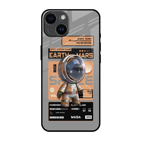 Space Ticket iPhone 14 Glass Back Cover Online