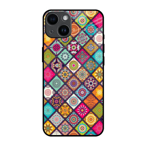 Multicolor Mandala iPhone 14 Glass Back Cover Online