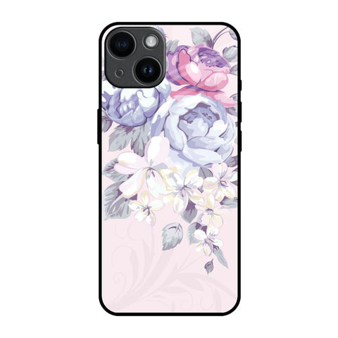 Elegant Floral iPhone 14 Glass Back Cover Online