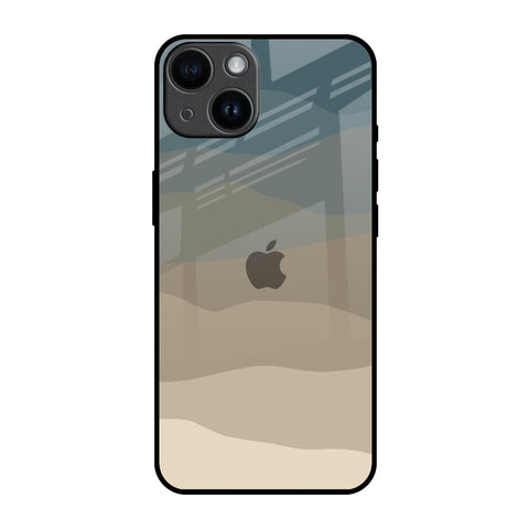 Abstract Mountain Pattern iPhone 14 Glass Back Cover Online