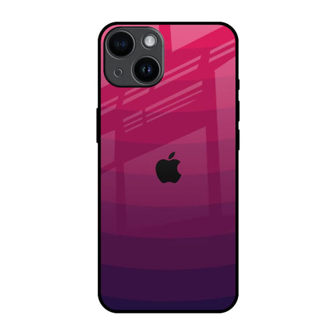 Wavy Pink Pattern iPhone 14 Glass Back Cover Online