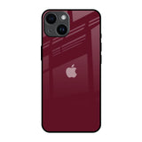 Classic Burgundy iPhone 14 Glass Back Cover Online