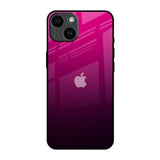 Purple Ombre Pattern iPhone 14 Glass Back Cover Online