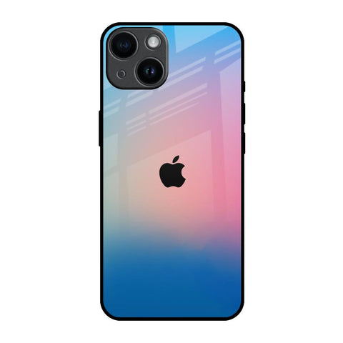 Blue & Pink Ombre iPhone 14 Glass Back Cover Online