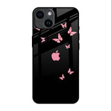 Fly Butterfly iPhone 14 Glass Back Cover Online
