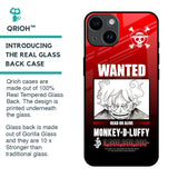 Luffy Wanted Glass Case for iPhone 14