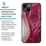 Crimson Ruby Glass Case for iPhone 14