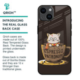 Tea With Kitty Glass Case For iPhone 14