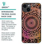 Floral Mandala Glass Case for iPhone 14