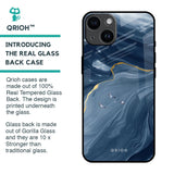 Deep Ocean Marble Glass Case for iPhone 14