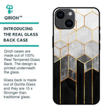 Tricolor Pattern Glass Case for iPhone 14
