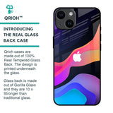 Colorful Fluid Glass Case for iPhone 14