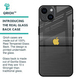 Grey Metallic Glass Case For iPhone 14