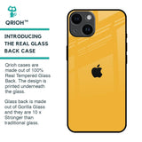 Fluorescent Yellow Glass case for iPhone 14