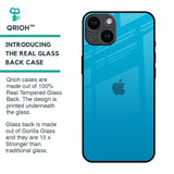 Blue Aqua Glass Case for iPhone 14