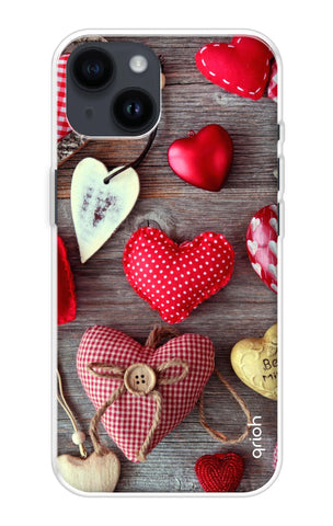 Valentine Hearts iPhone 14 Back Cover
