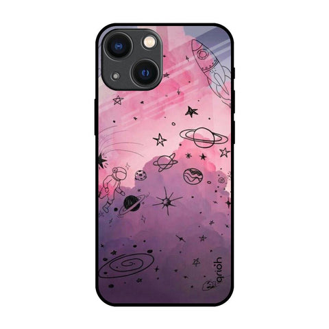Space Doodles iPhone 14 Plus Glass Back Cover Online