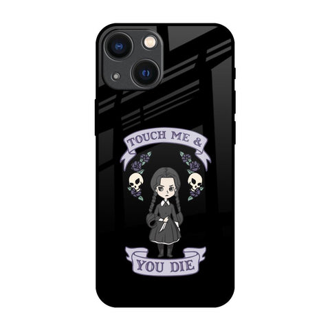 Touch Me & You Die iPhone 14 Plus Glass Back Cover Online