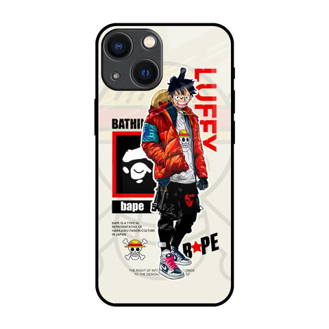 Bape Luffy iPhone 14 Plus Glass Back Cover Online