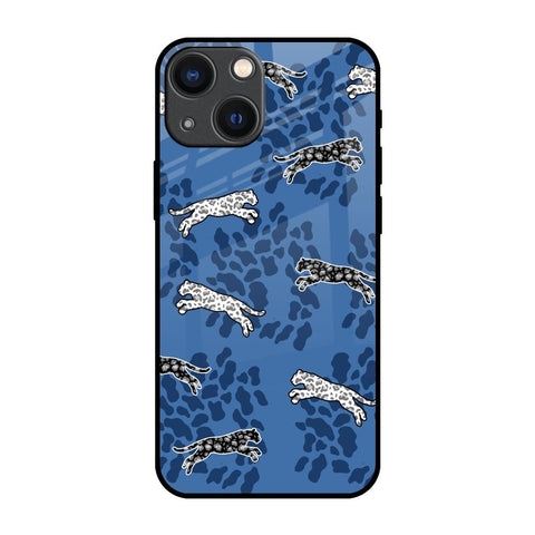 Blue Cheetah iPhone 14 Plus Glass Back Cover Online