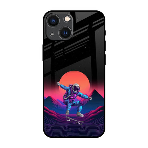 Retro Astronaut iPhone 14 Plus Glass Back Cover Online