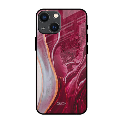 Crimson Ruby iPhone 14 Plus Glass Back Cover Online