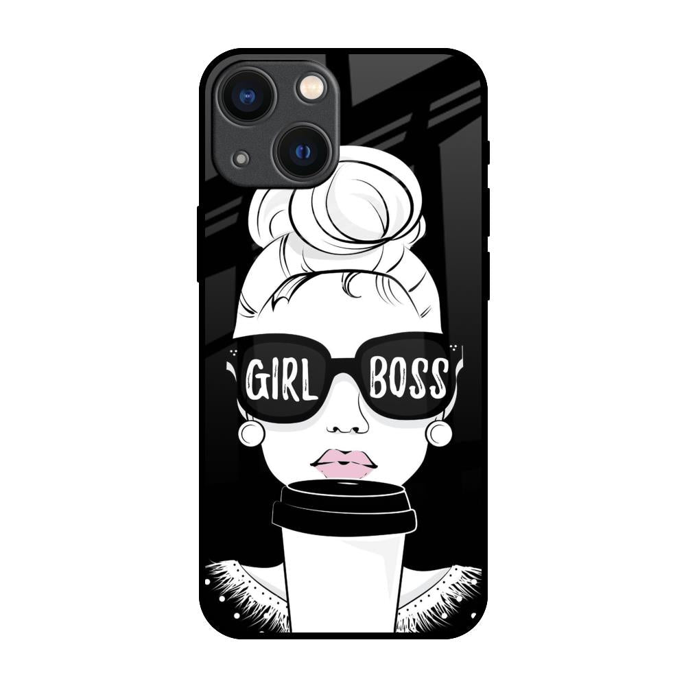 Girl Boss iPhone 14 Plus Glass Back Cover Online