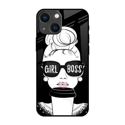 Girl Boss iPhone 14 Plus Glass Back Cover Online