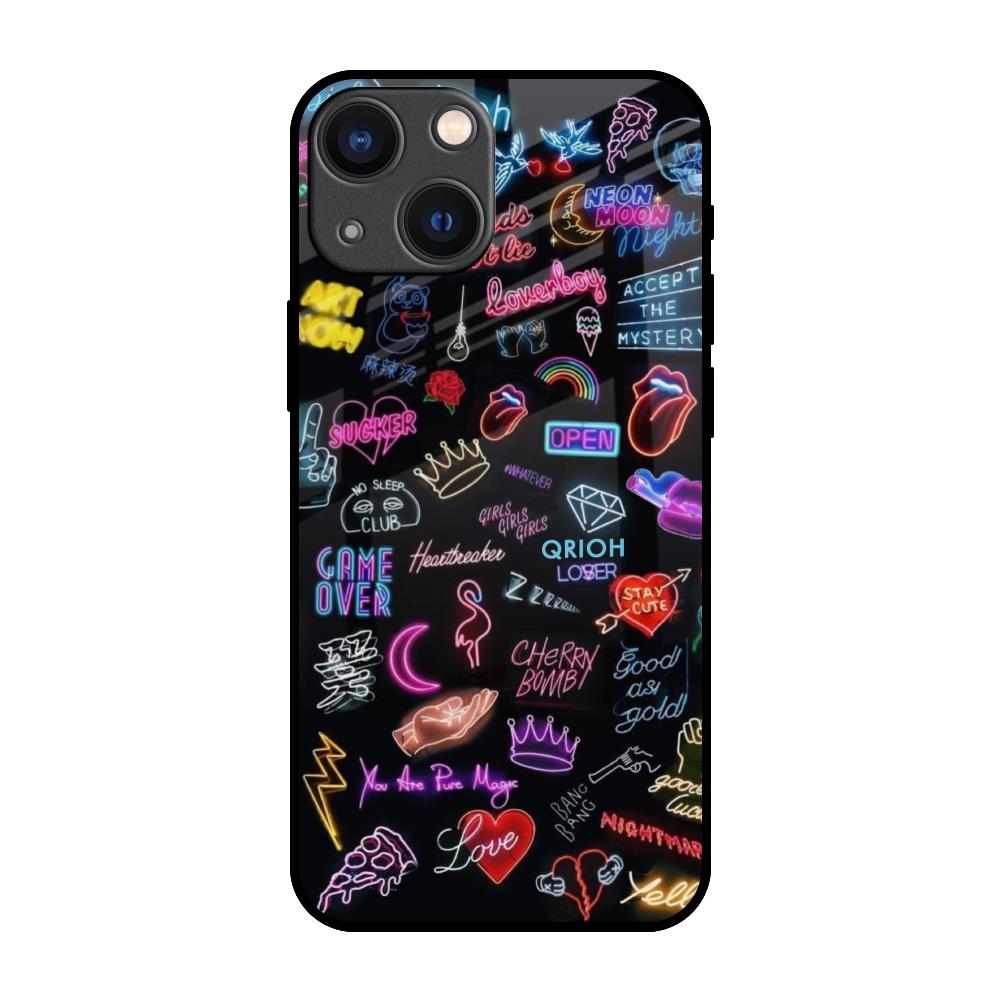 Accept The Mystery iPhone 14 Plus Glass Back Cover Online