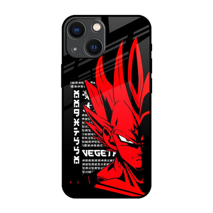 Red Vegeta iPhone 14 Plus Glass Back Cover Online