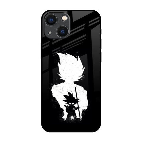 Monochrome Goku iPhone 14 Plus Glass Back Cover Online