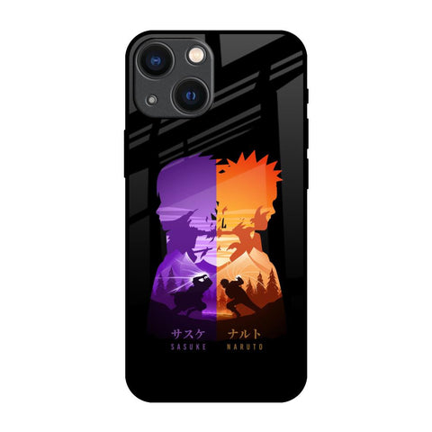 Minimalist Anime iPhone 14 Plus Glass Back Cover Online