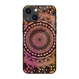 Floral Mandala iPhone 14 Plus Glass Back Cover Online