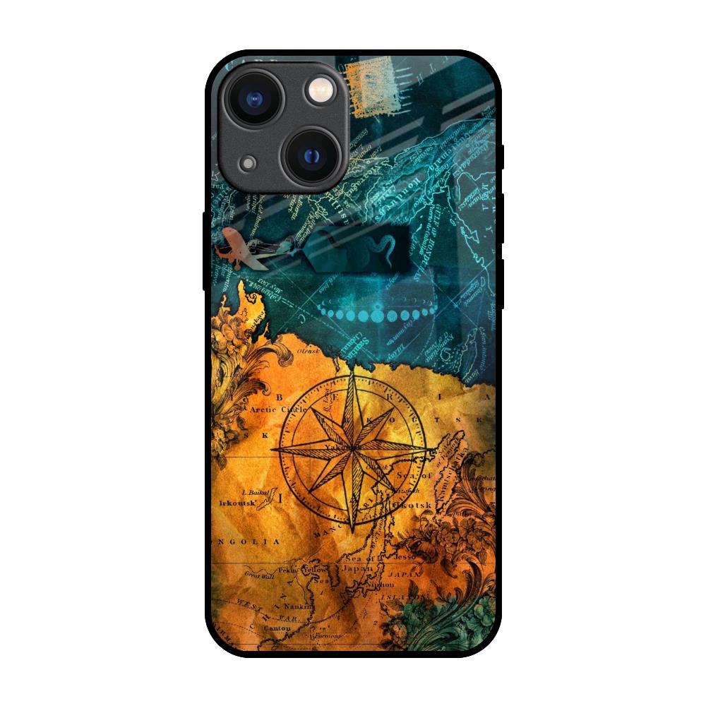 Architecture Map iPhone 14 Plus Glass Back Cover Online