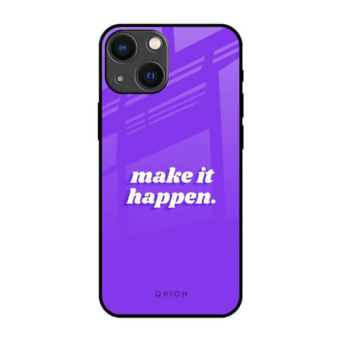Make it Happen iPhone 14 Plus Glass Back Cover Online