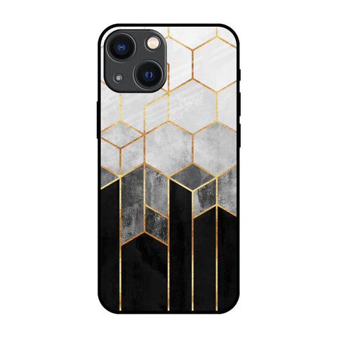Tricolor Pattern iPhone 14 Plus Glass Back Cover Online