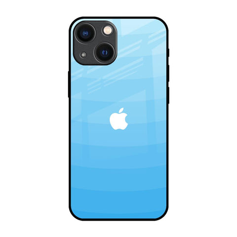 Wavy Blue Pattern iPhone 14 Plus Glass Back Cover Online