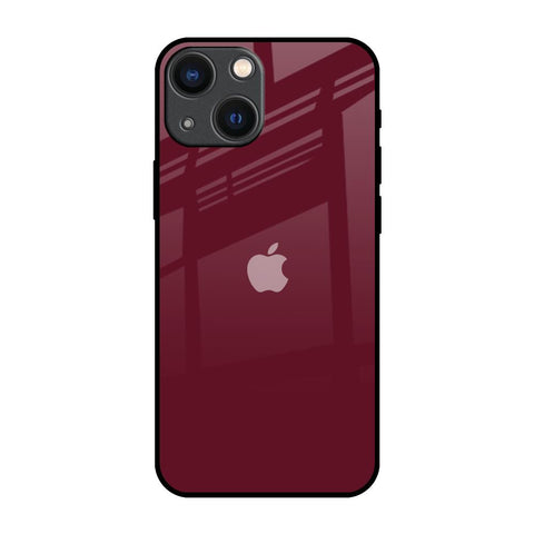 Classic Burgundy iPhone 14 Plus Glass Back Cover Online