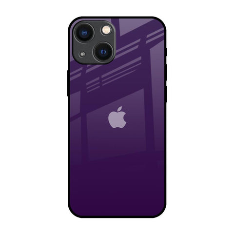 Dark Purple iPhone 14 Plus Glass Back Cover Online