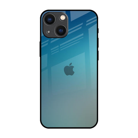 Sea Theme Gradient iPhone 14 Plus Glass Back Cover Online