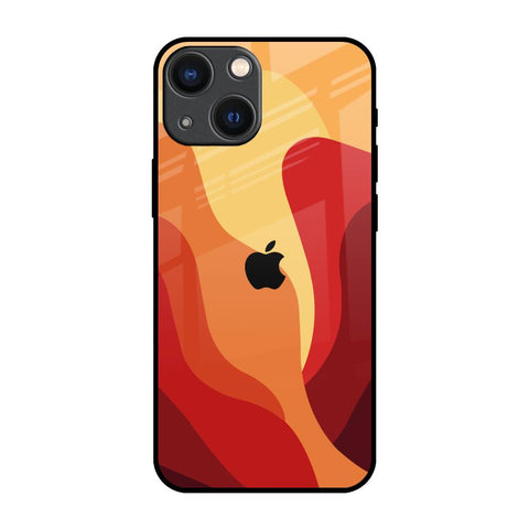 Magma Color Pattern iPhone 14 Plus Glass Back Cover Online