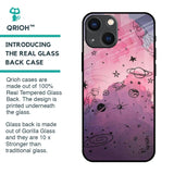 Space Doodles Glass Case for iPhone 14 Plus