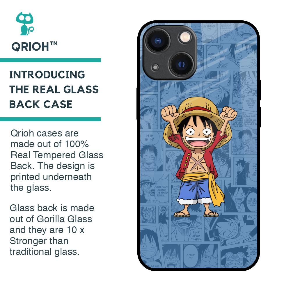 Chubby Anime Glass Case for iPhone 14 Plus
