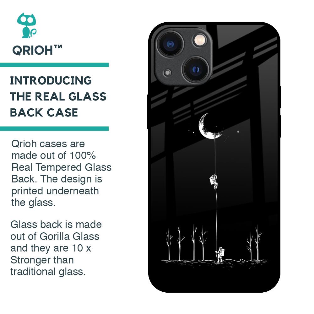 Catch the Moon Glass Case for iPhone 14 Plus