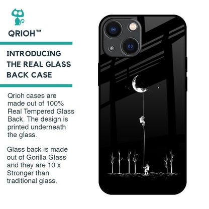 Catch the Moon Glass Case for iPhone 14 Plus